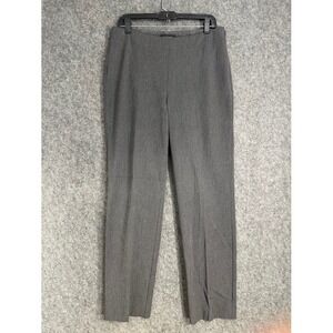 Talbots Heritage Gray Wool Blend Side Zip‎ Straight Leg Dress Pants Womens 10